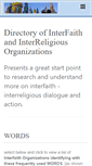 Mobile Screenshot of interfaithdirectory.org